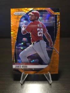 2025 Panini Prizm James Wood #38 Orange /399  - Picture 1 of 2
