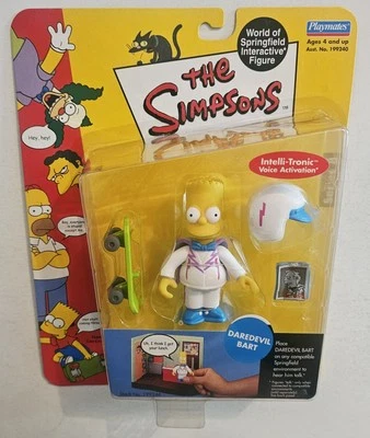 THE SIMPSONS WORLD OF SPRINGFIELD INTERACTIVE FIGURE DAREDEVIL BART SERIES 8 - Image 1 of 4