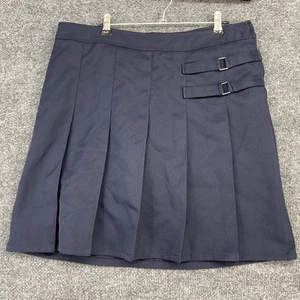 French Toast Two Tab Scooter School Girl Uniform Pull On Skort Blue Girls 18 - Picture 1 of 10