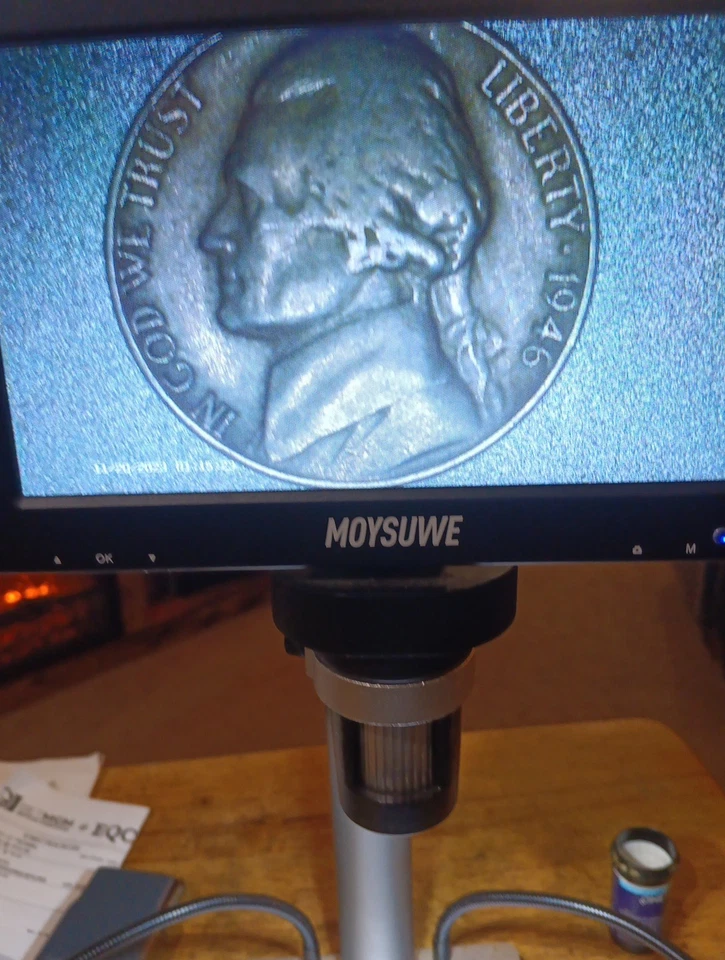 TWO HENNING NICKLES  THAT DOLLS HAVE MINT MARK  , NO DIE MARK AS FOR AS I TELL . - Image 1 of 4