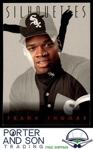 Frank Thomas 1993 Studio Silhouettes #1 Chicago White Sox Baseball Card - Picture 1 of 2