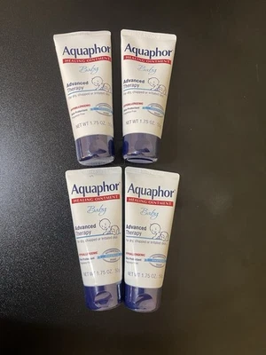 Lote de 4 ungüentos curativos de terapia avanzada Aquaphor Baby 1,75 OZ caducidad 03/2027 Foto 1 de 2
