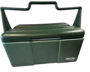 Vintage Stanley Aladdin grün Thermo Brotdose Kühlbox OHNE THERMOSKANNE 70er Jahre - Bild 1 von 12