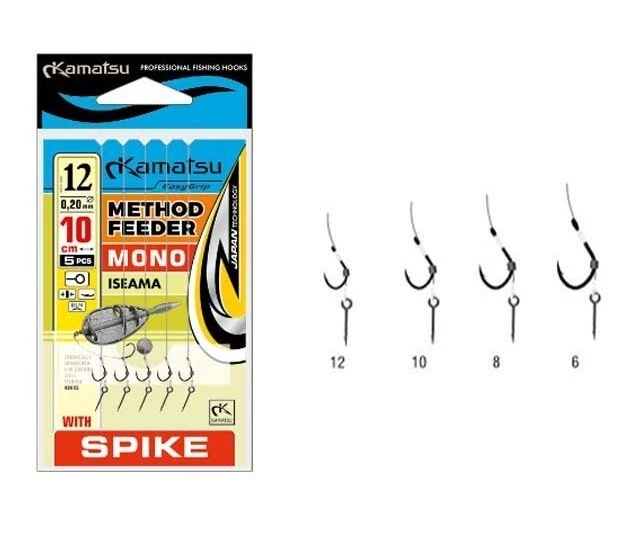 Ganci Iseama già legati a mono taglia 6/8/10/12. Carpa alimentatore metodo... - Immagine 1 di 1