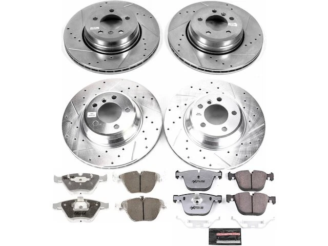 Front and Rear Brake Pad and Rotor Kit For 2005-2008 BMW 760Li 2006 2007 FG835RS - Image 1 of 1