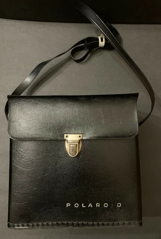 Vintage Polaroid Hard Black Carrying Case Bag Camera Carry Storage Travel - Image 1 of 4