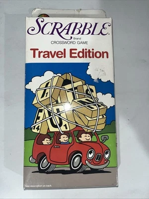 1987 Vintage Scrabble Crossword Game Travel Edition New - Image 1 of 4