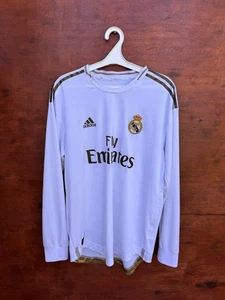 REAL MADRID 2019/2020 HOME FOOTBALL SHIRT JERSEY ADIDAS XL LONG SLEEVE - Picture 1 of 13