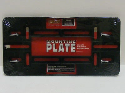 PLACA DELANTERA TRASERA BMW CANTIDAD 2 SOPORTE MONTAJE ETIQUETA SOPORTE PARA MONTAJE PARACHOQUES Foto 1 de 3