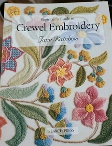 Beginner's Guide to Crewel Embroidery Needlework Instruction How-to - Foto 1 di 8