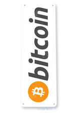 Bitcoin BTC Cryptocurrency Sign Crypto Sign Metal Tin Sign Decor D114