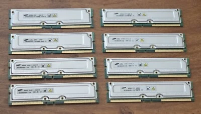 Samsung Lote De 8 Memorias RAM Plateadas MR16R082GBN1-CK8 2(256) 2(128) y 4(64) A4.3 Foto 1 de 4