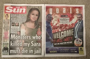 The Sun 12th December 2024 12/12/24 Sara Sharif Case & J-Lo & Rangers V Spurs - Picture 1 of 1