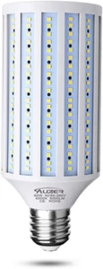 60W LED Corn Light Bulb, Large Mogul E39 Base, 6000-Lumen, 6500K Daylight Cool W - Picture 1 of 7