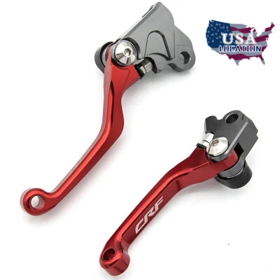 For Honda CRF250X CRF450X 2005 2006 2007-2017 CNC Dirt Bike Brake Clutch Levers - Image 1 of 3