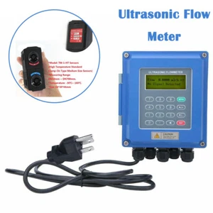 Ultrasonic Flowmeter Flow Meter DN50--700mm 1.97--27.56in High Temp Transducer - Picture 1 of 11