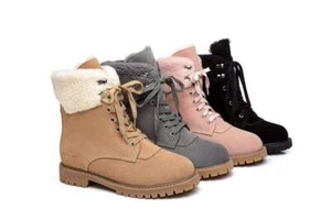 AS UGG Women Fashion Chunky Boots Mina - Picture 1 of 20