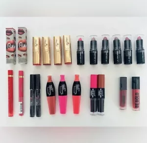 23x ASSORTED LIP GLOSS SET - L'Oreal, Maybelline, LA Colors, Keepsake Kiss, Rude - Picture 1 of 8