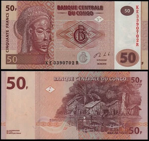 KONGO DEMOKRATISCHE REPUBLIK 50 FRANCS (P97) 2013 DRUCKER G&D UNC - Bild 1 von 1