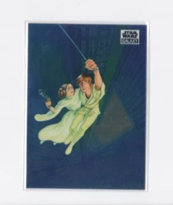 TOPPS CHROME STAR WARS GALAXY "LEAP OF FAITH" CARD-SHIPS FREE - Picture 1 of 22