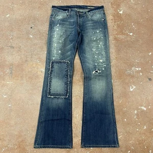 Chip & Pepper Womens Blue Bootcut Jeans Dark Wash Low Rise Size 28 AZ4 - Picture 1 of 9