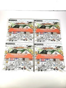 Menge 4 Charles Wysocki Americana Malbuch für Erwachsene 46 Designs Met Neu - Bild 1 von 5