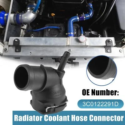 Upper Radiator Coolant Hose Joint No.3C0122291D for VW Beetle Eos Jetta Passat - image 1 of 4