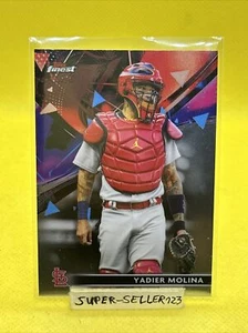 2021 TOPPS FINEST - YADIER MOLINA - St. Louis Cardinals #93 CHROME CARD CATCHER - Bild 1 von 3