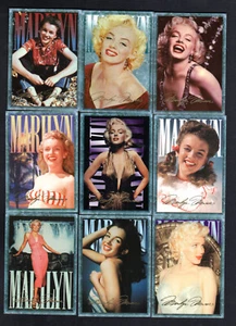 MARILYN MONROE Trading Cards x 9 - Picture 1 of 2