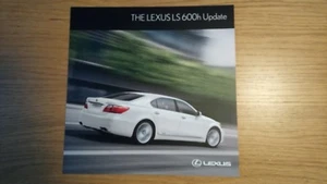 Lexus LS600h LS 600h LS600 Außenfarben Update UK Broschüre September 2010 - Bild 1 von 1