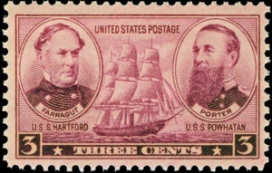 Scott#: 792 - David Farragut & D. Porter Einzelmarke postfrisch OG - Bild 1 von 1