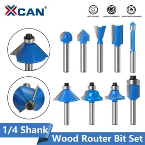 Router Bit Set 1/4” Shank for Woodworking Tools Router Milling Cutter 12 15pcs - Picture 1 of 14