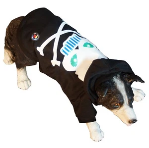 LED Hundebekleidung Hunde-Pullover Schwarz blinkende und leuchtende Hundemode m - Bild 1 von 6