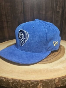 Los Angeles Rams New Era 9Fifty Corduroy Snapback Adjustable Hat Cap NFL - Picture 1 of 11