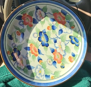 Vintage Tajimi Kutani Japan Asian Porcelain Decorative Dish BOWL 12.25" - Picture 1 of 4