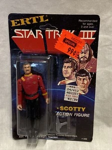 UNPUNCHED Star Trek III SCOTTY Action Figure Vintage 1984 ERTL #331-7HAO New - Picture 1 of 4
