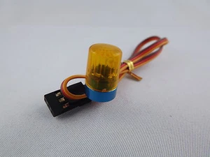 Rundumleuchte, Warnleuchte klein zylindrische Form orange - Bild 1 von 1