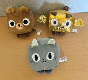 Lot of 3 Roblox Pet Simulator X Plush Toys Candy Zippy Luna -NO Codes DLC- - Picture 1 of 2