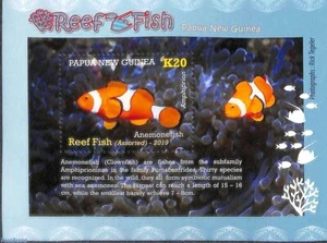 Papua New Guinea 2019 - K20 Reef Fish of Papua New Guinea Miniature Sheet - MNH - Picture 1 of 2