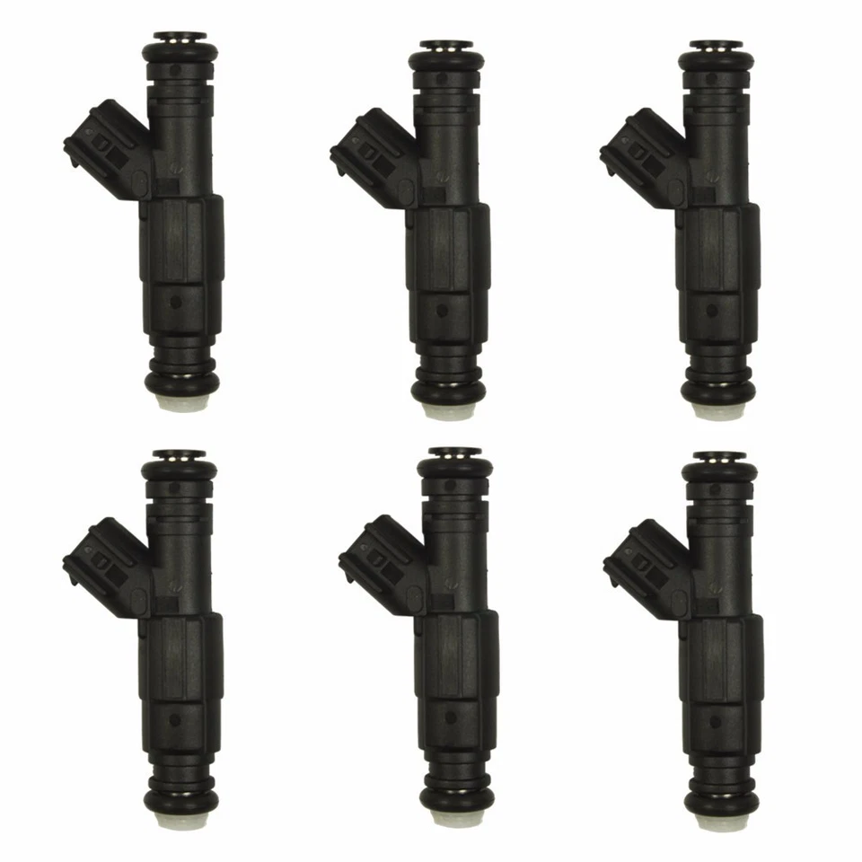 Juego de 6 inyectores de combustible de actualización de 4 orificios para Jeep Cherokee 99-04 4,0 L 0280155784 Foto 1 de 4