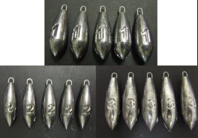 5 10 x 1 2 3oz FFT PRO Lead Weight Lure Cod Course Sea Pier Mackerel Bait Hokki