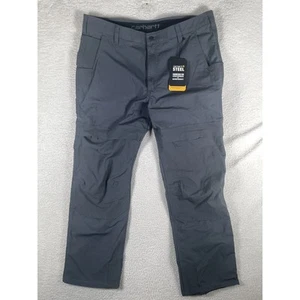 Carhartt Steel Pants Mens 42x30 Gray Double Knee Cargo BN3159 Relaxed RuggedFlex - Picture 1 of 23