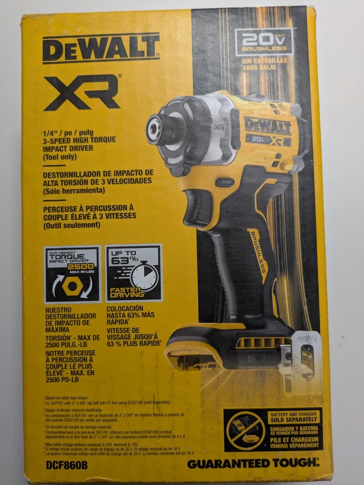 DEWALT DCF809 / DCD794 Impact Driver & Drill Combo with Battery