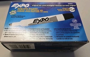 EXPO Keilspitze trocken abwischbare Marker geruchsarm intensive Farbe schwarz - NEU 83001 - Bild 1 von 3