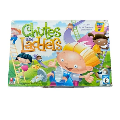 Chutes and Ladders Preschool Board Game Hasbro Milton Bradley 2005 Game - Image 1 of 3