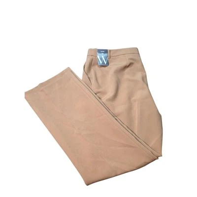 Pantalones de vestir Worthington Bootcut pantalones de carrera negocios informales tostados talla 18 Foto 1 de 4