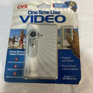 Videocámara CVS de un solo uso 20 minutos en total nueva sellada. Caja usada/edad - Imagen 1 de 14