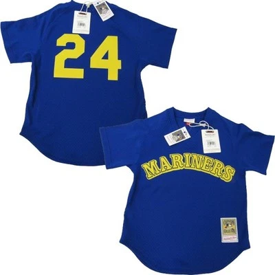 Camiseta deportiva Mitchell & Ness 1991 Ken Griffey Jr. #24 Mariners auténtica BP $100 Foto 1 de 4