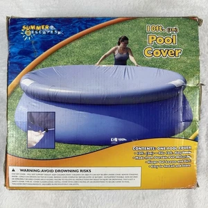 Summer Escapes 10 Fuß Ring Pool Abdeckung PVC einfache Installation - Bild 1 von 3