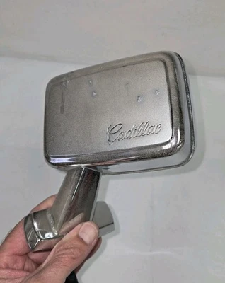 1967-68 Cadillac Deville Fleetwood Lt Remote Side Mirror Chrome OEM GM - Image 1 of 4